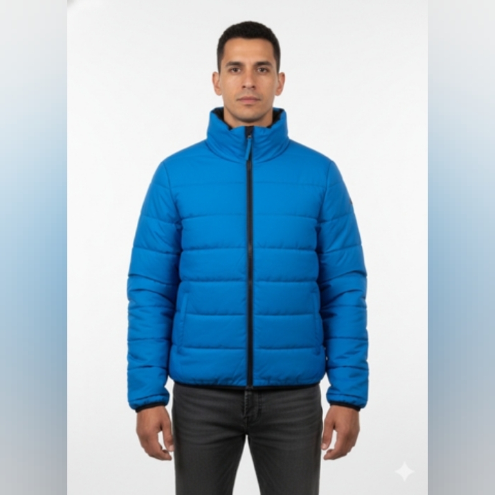 Wild Fable Vibrant Blue Puffer Jacket Unisex